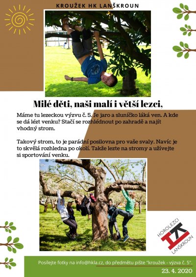 Lezcům stačí i stromy
