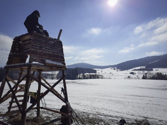 Zimní přejezd Novohradských hor