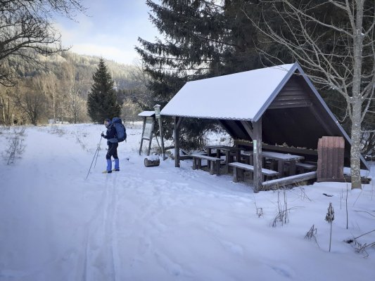 Zimní přejezd Novohradských hor