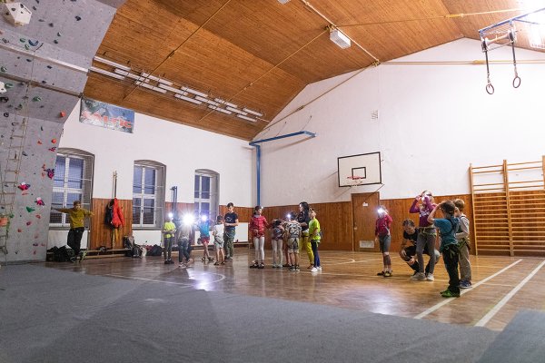 Vánoční lezení s dětmi z kroužků