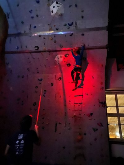 Vánoční lezení s dětmi z kroužků
