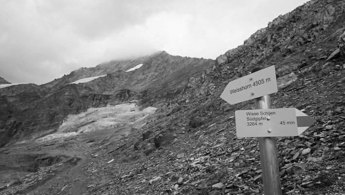 Weisshorn 4505 m.n.m.