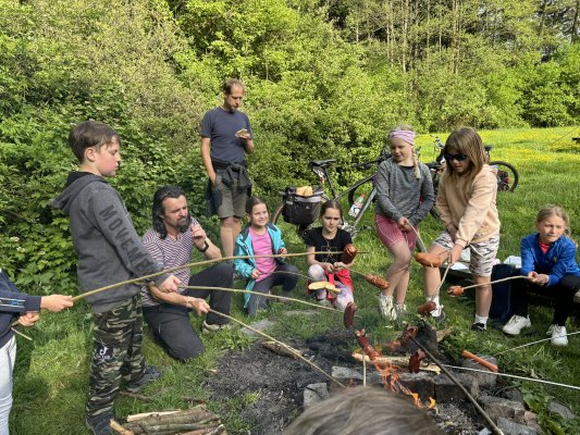 Cyklovýlet s lezčaty kolem rybníků