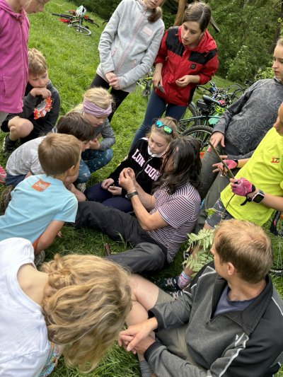 Cyklovýlet s lezčaty kolem rybníků