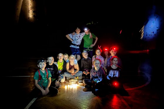 Vánoční lezení po tmě