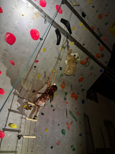 Vánoční lezení po tmě