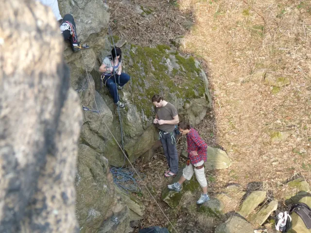 20120317 - První "letní" lezení už máme letos za sebou